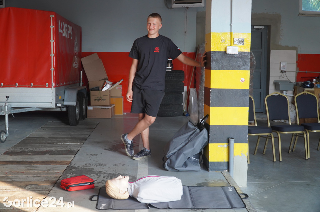 Defibrylatory AED zawisły na remizach OSP (21.07)