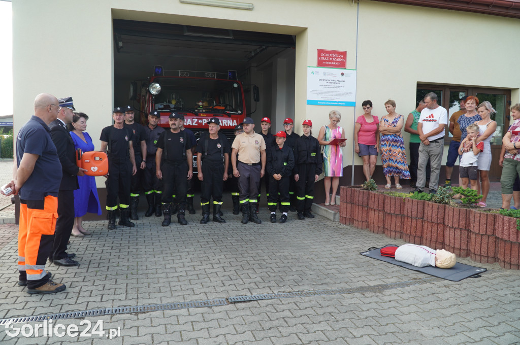 Defibrylatory AED zawisły na remizach OSP (21.07)