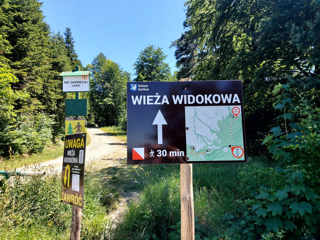 Nadleśnictwo Gorlice wytyczyło nowy szlak pieszy