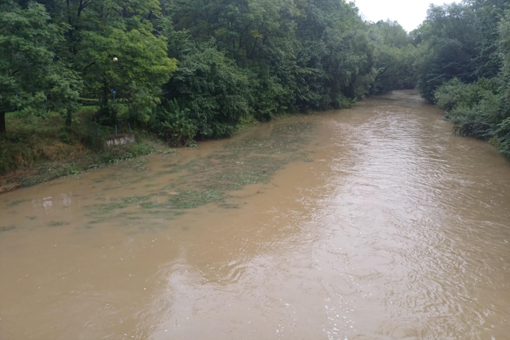 Wielka woda na Sękówce (27.07.)