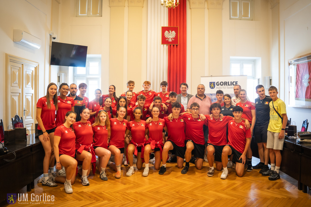 Siatkarze Belgii u18 w Gorlicach