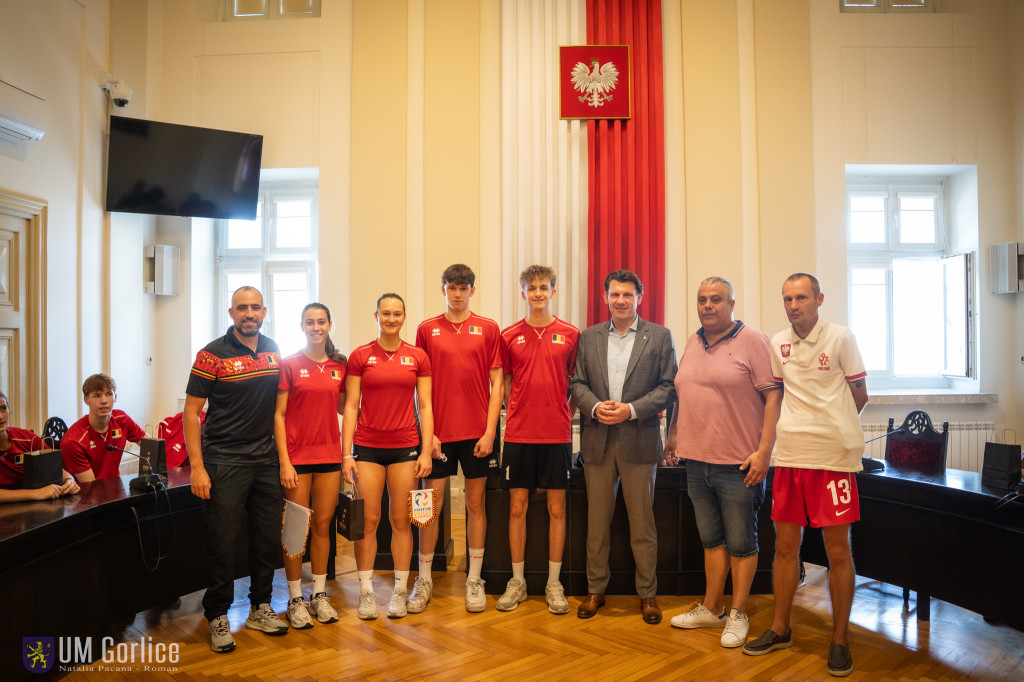 Siatkarze Belgii u18 w Gorlicach
