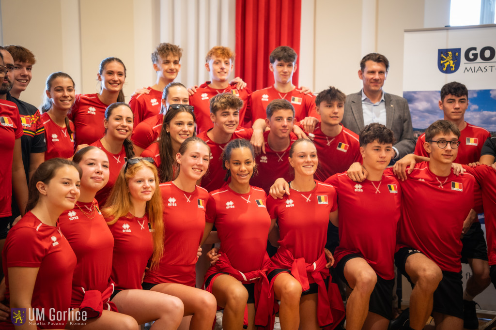 Siatkarze Belgii u18 w Gorlicach