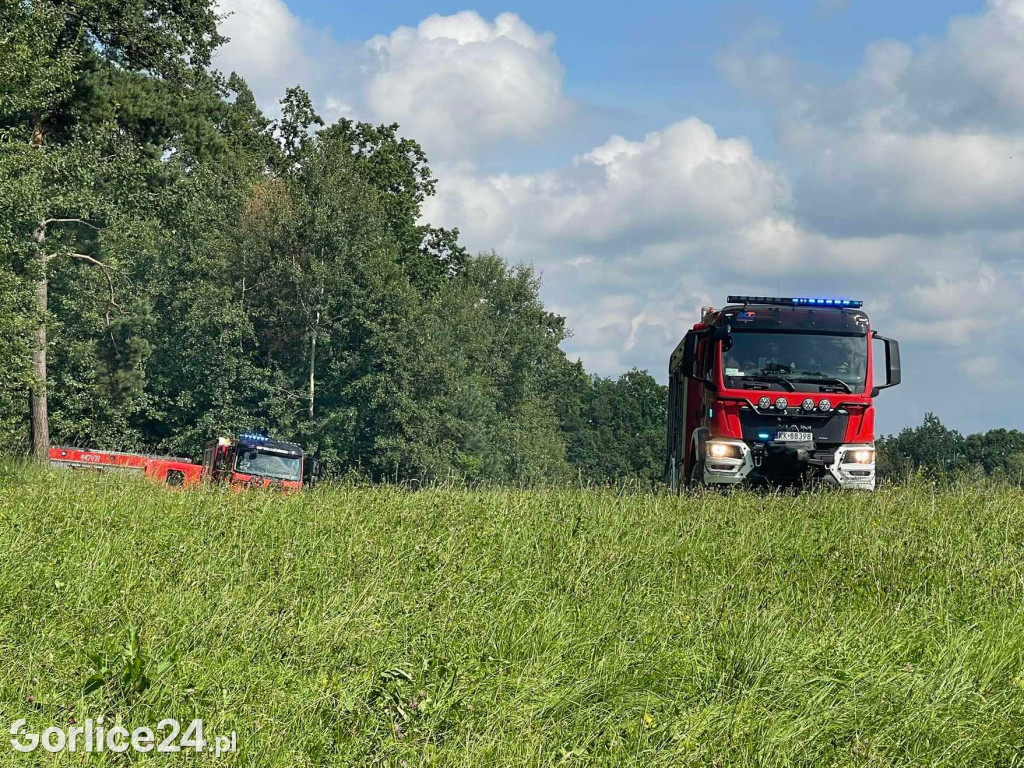 Pożar budynku w Mszance (04.08.)