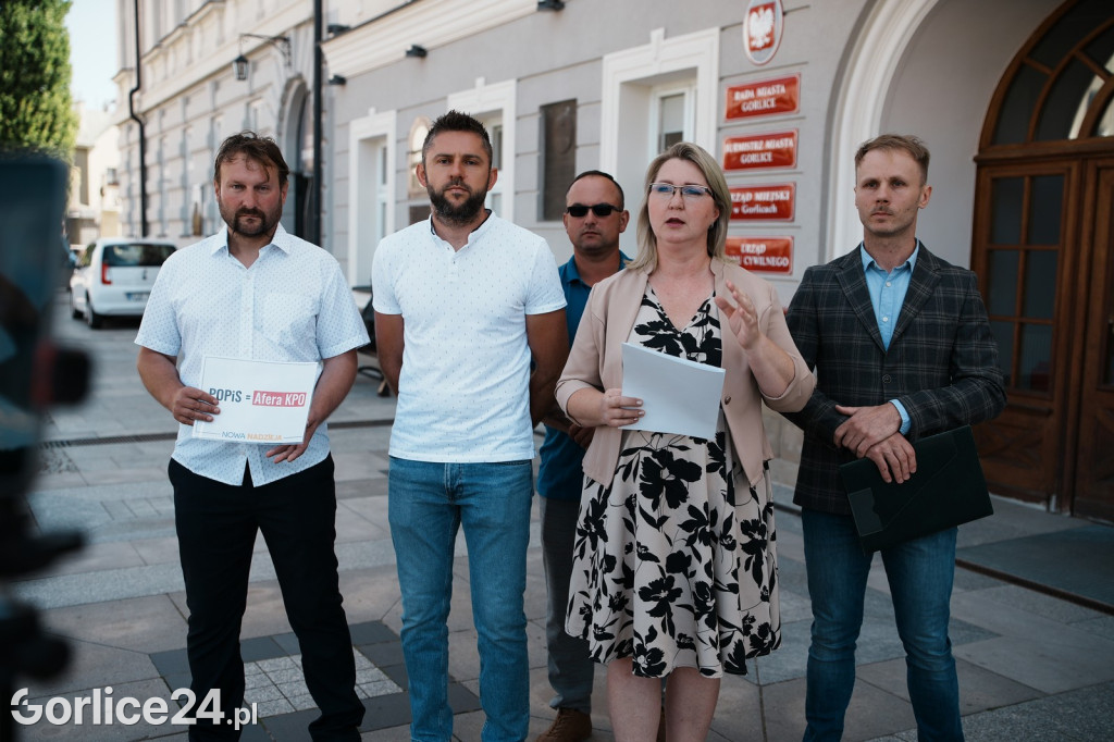 Briefing Prasowy Nowej Prawicy na gorlickim Rynku (11.08.)
