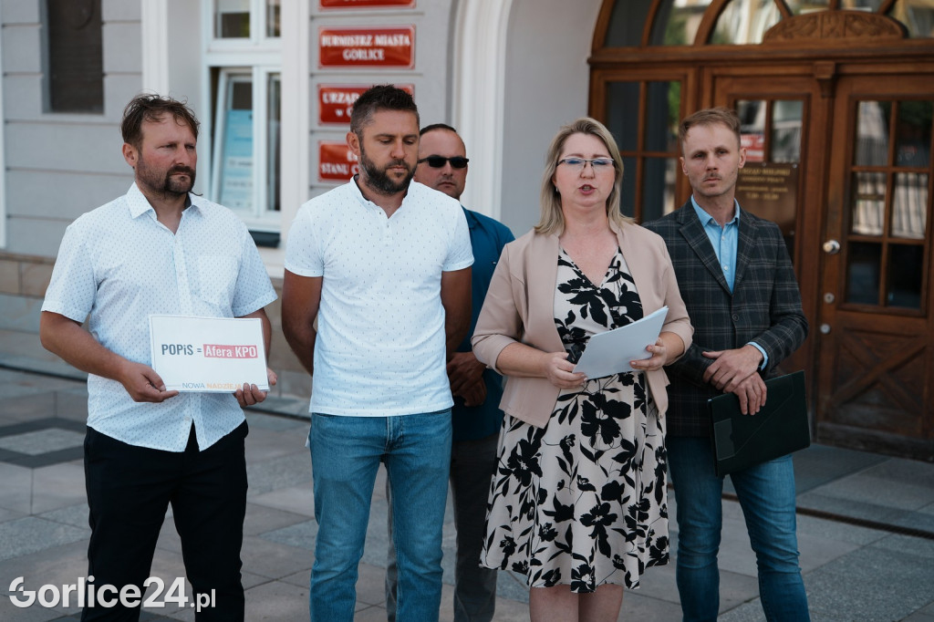 Briefing Prasowy Nowej Prawicy na gorlickim Rynku (11.08.)