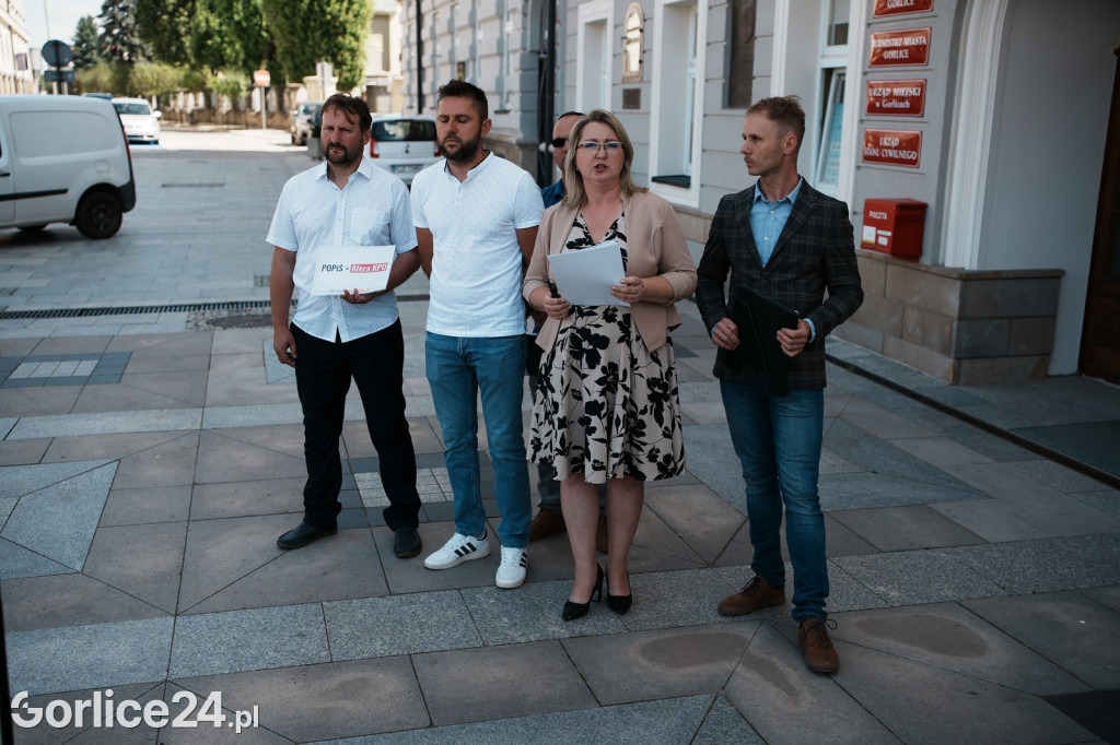 Briefing Prasowy Nowej Prawicy na gorlickim Rynku (11.08.)