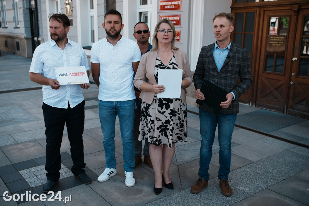 Briefing Prasowy Nowej Prawicy na gorlickim Rynku (11.08.)