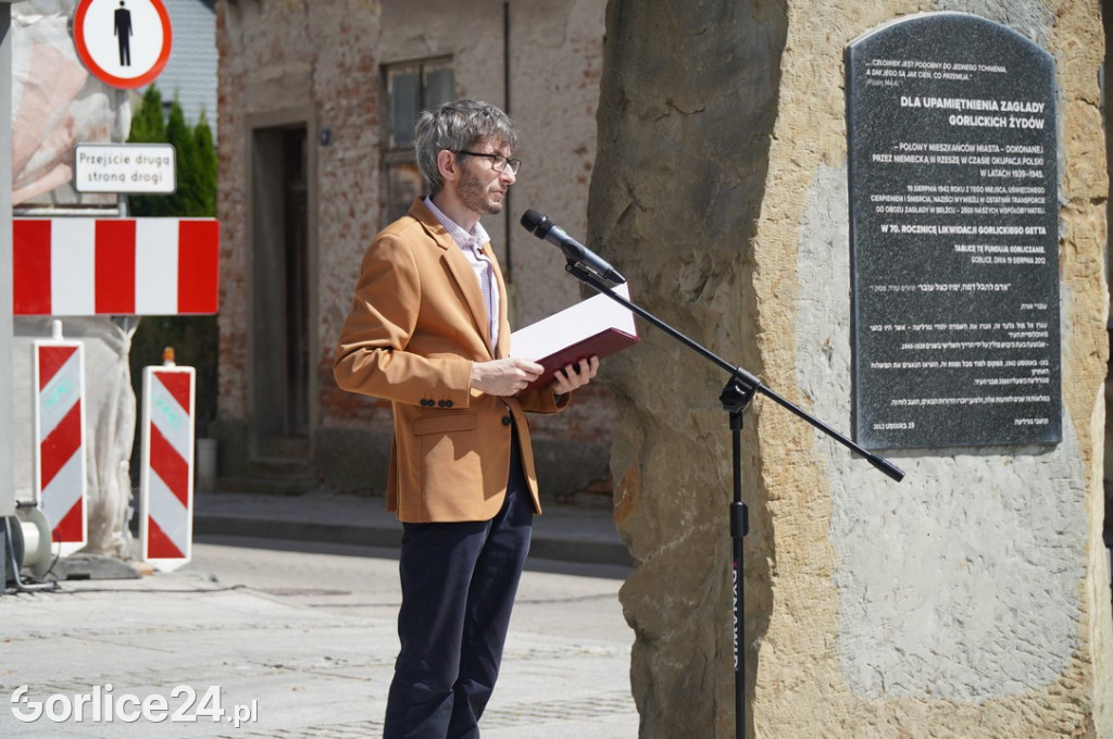Uroczystość upamiętniająca 83. rocznicę likwidacji gorlickiego getta