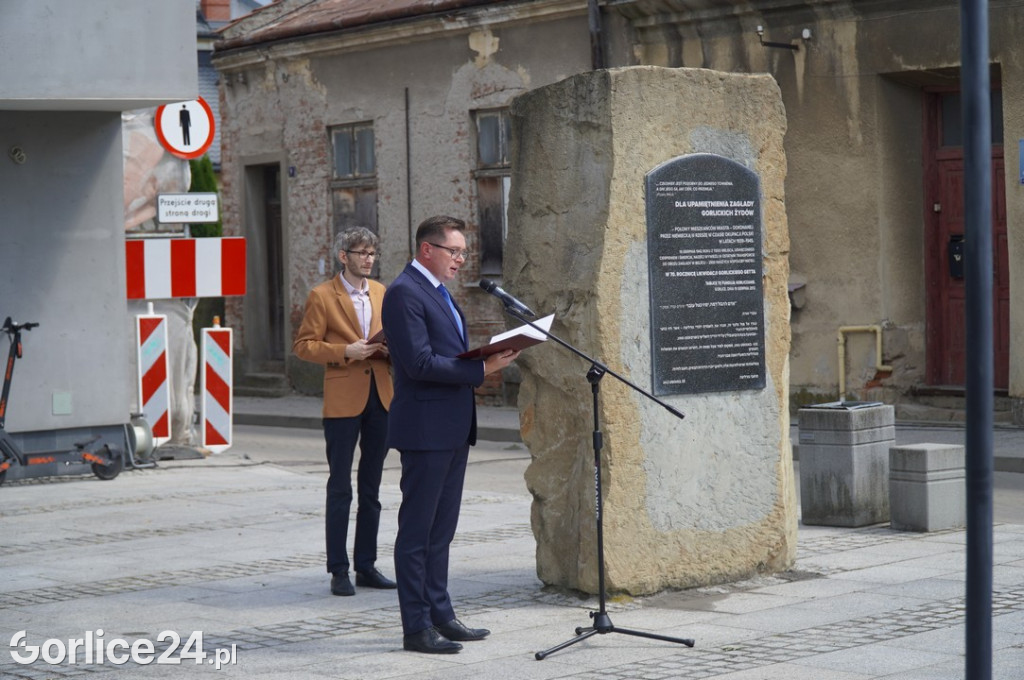 Uroczystość upamiętniająca 83. rocznicę likwidacji gorlickiego getta