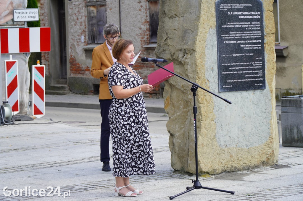 Uroczystość upamiętniająca 83. rocznicę likwidacji gorlickiego getta