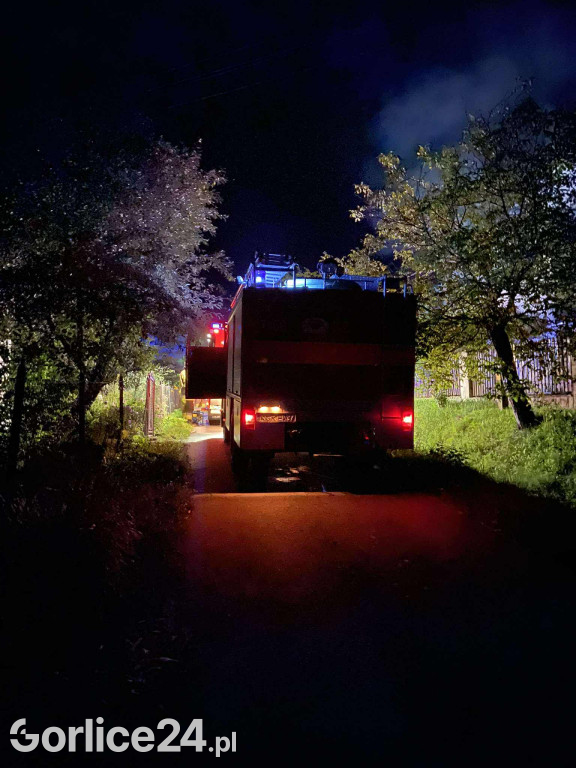 Pożar w Krygu (20.08)