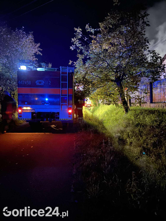 Pożar w Krygu (20.08)