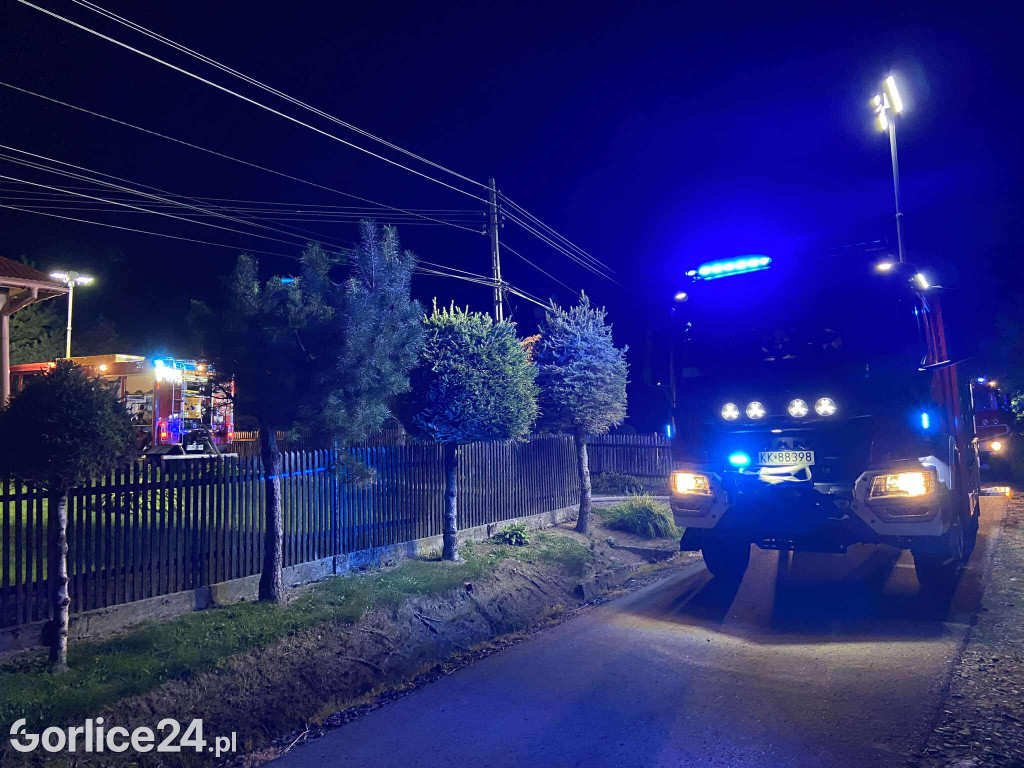Pożar w Krygu (20.08)