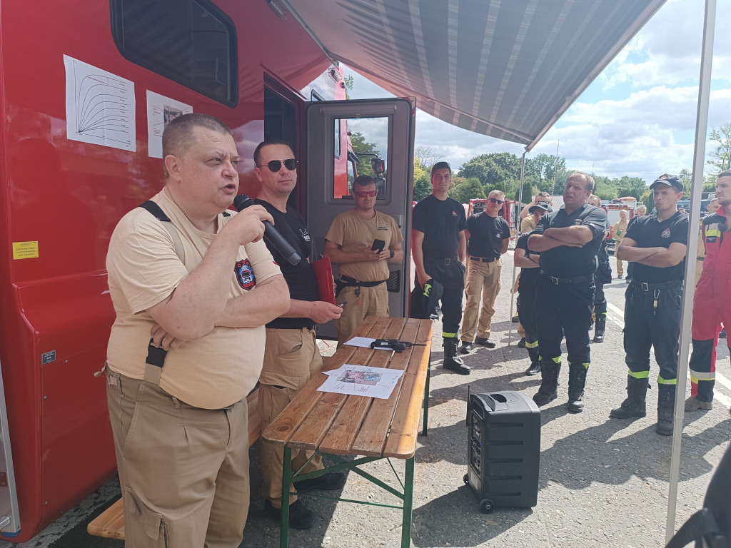 Warsztaty dronowe z udziałem OSP Moszczenica