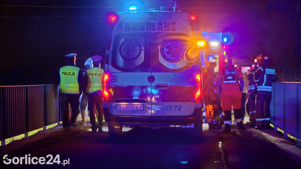 Wypadek na przejeździe kolejowym w Zagórzanach (23.08.)