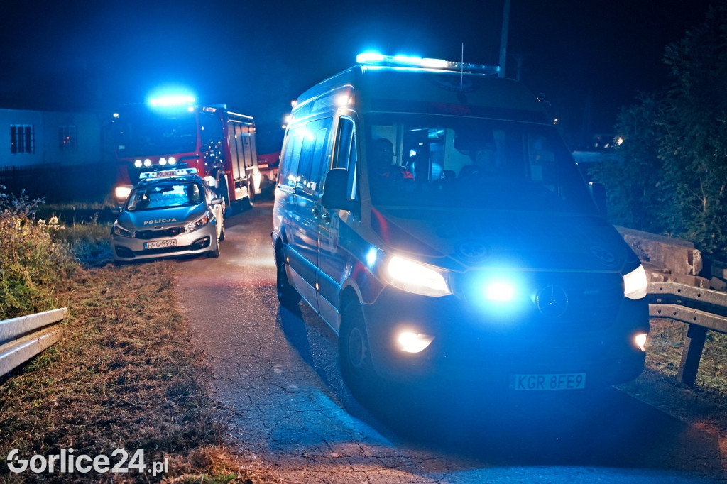 Wypadek na przejeździe kolejowym w Zagórzanach (23.08.)