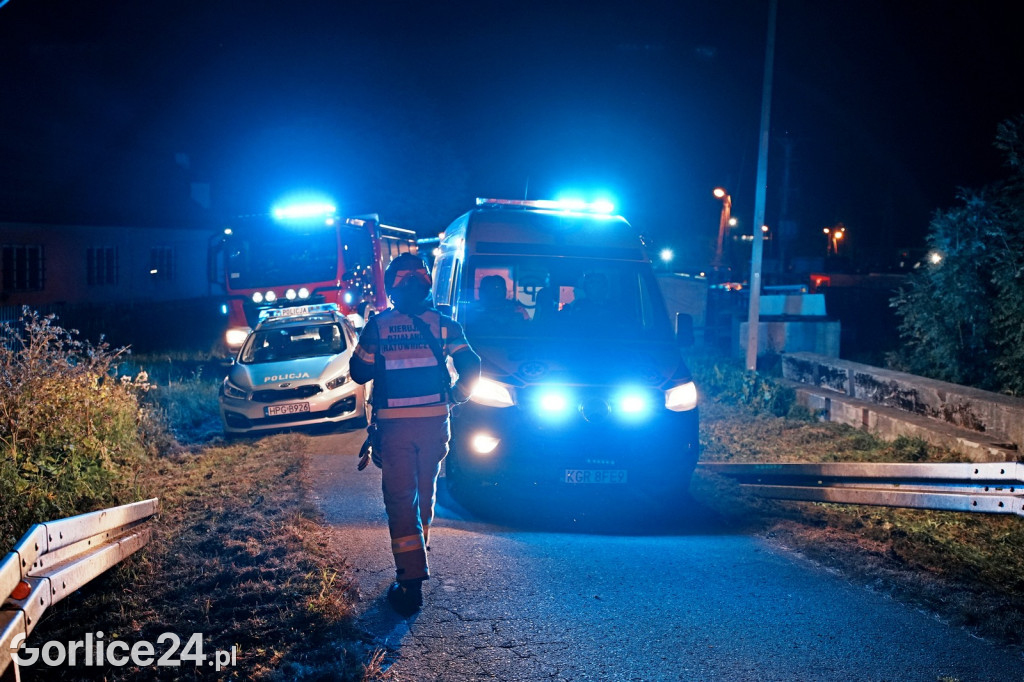 Wypadek na przejeździe kolejowym w Zagórzanach (23.08.)