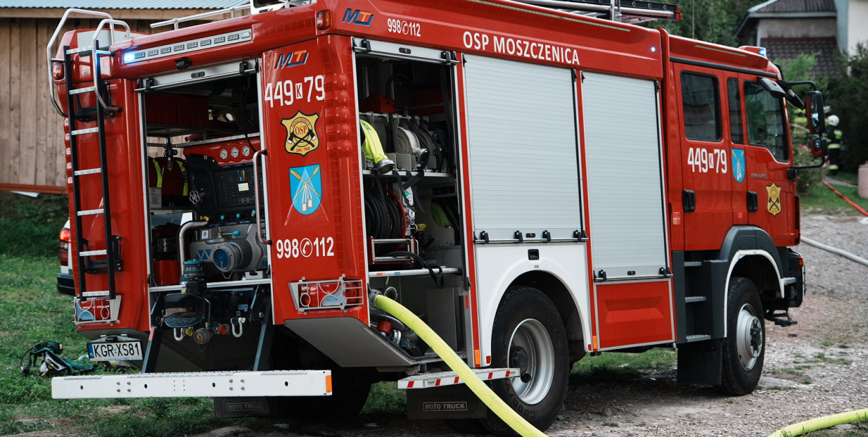 Pożar domu mieszkalnego (30.08.)