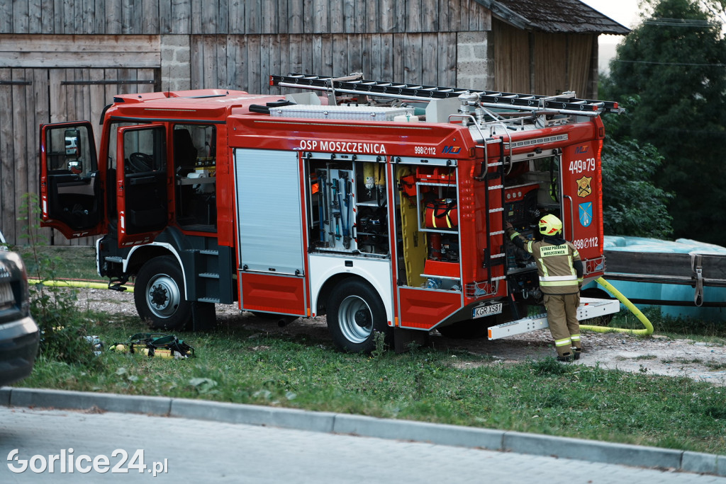 Pożar domu mieszkalnego (30.08.)