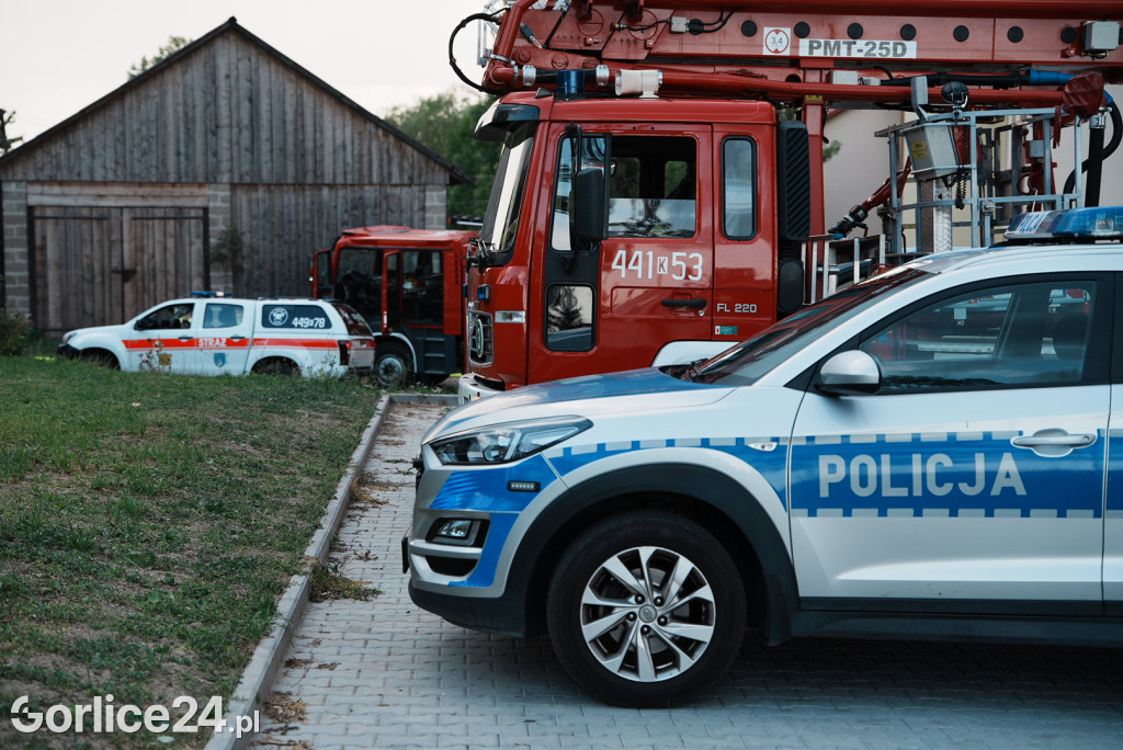 Pożar domu mieszkalnego (30.08.)