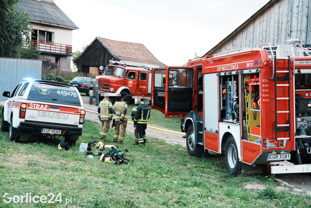 Pożar domu mieszkalnego (30.08.)