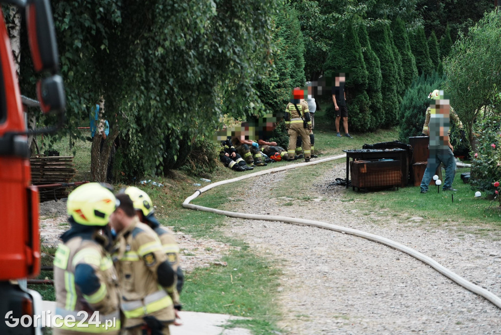 Pożar domu mieszkalnego (30.08.)
