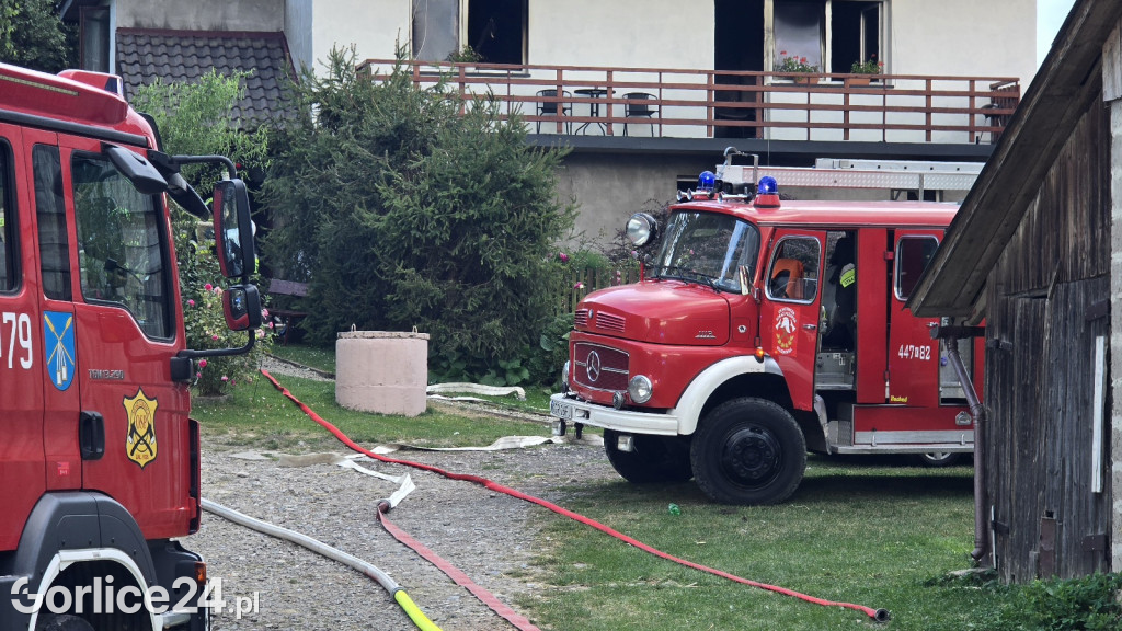 Pożar domu mieszkalnego (30.08.)