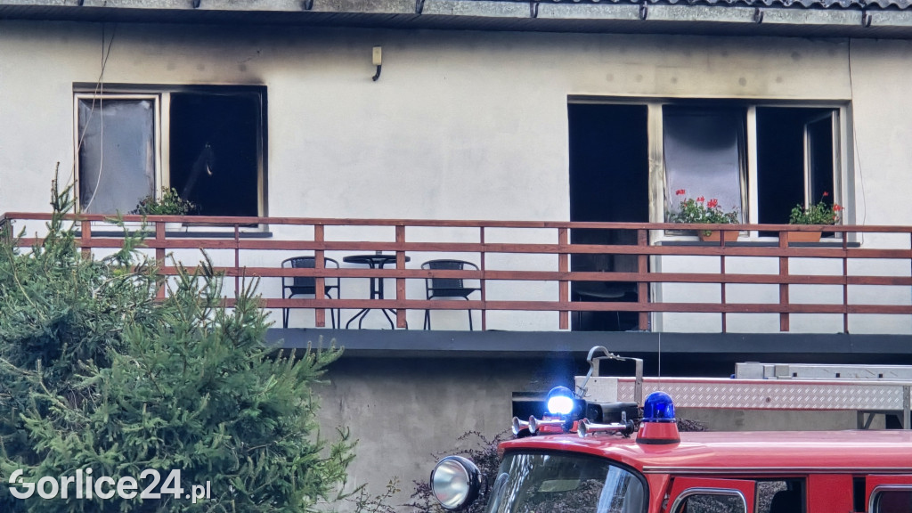 Pożar domu mieszkalnego (30.08.)