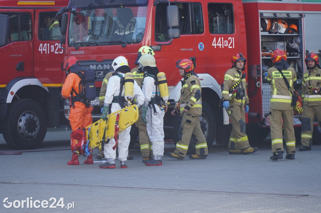 Ćwiczenia Strażackie na terenie szpitala