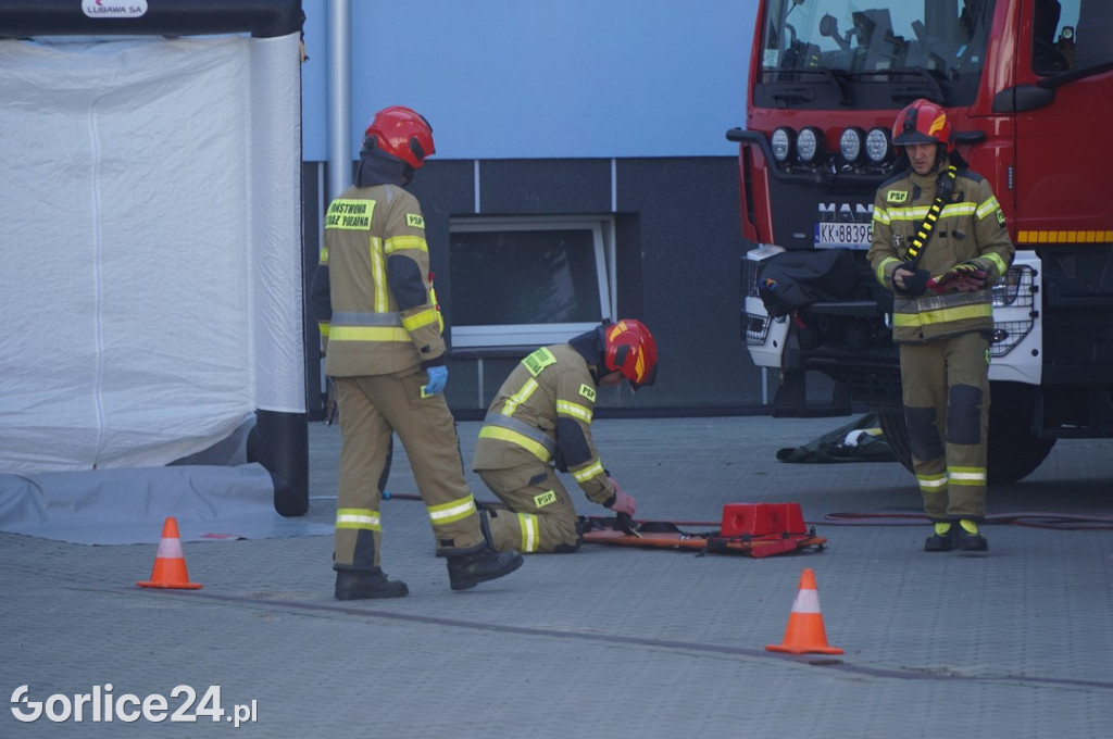 Ćwiczenia Strażackie na terenie szpitala