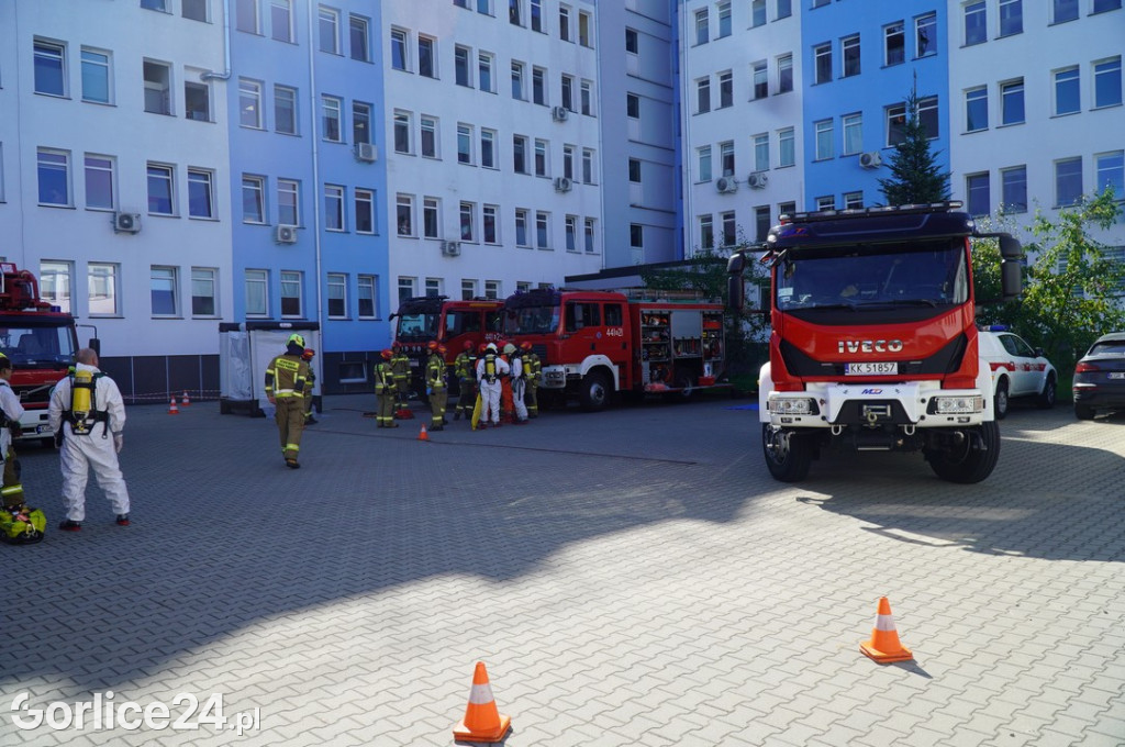 Ćwiczenia Strażackie na terenie szpitala