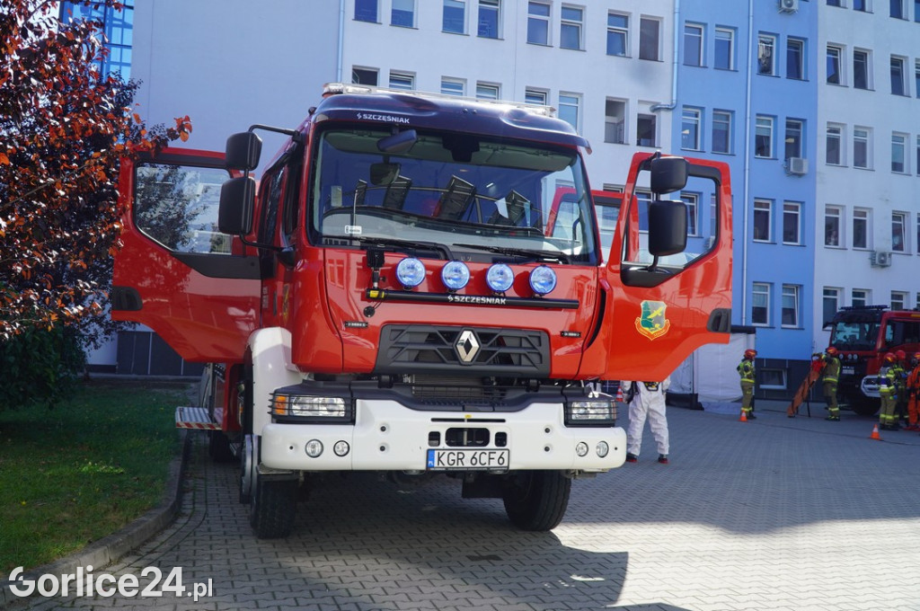Ćwiczenia Strażackie na terenie szpitala