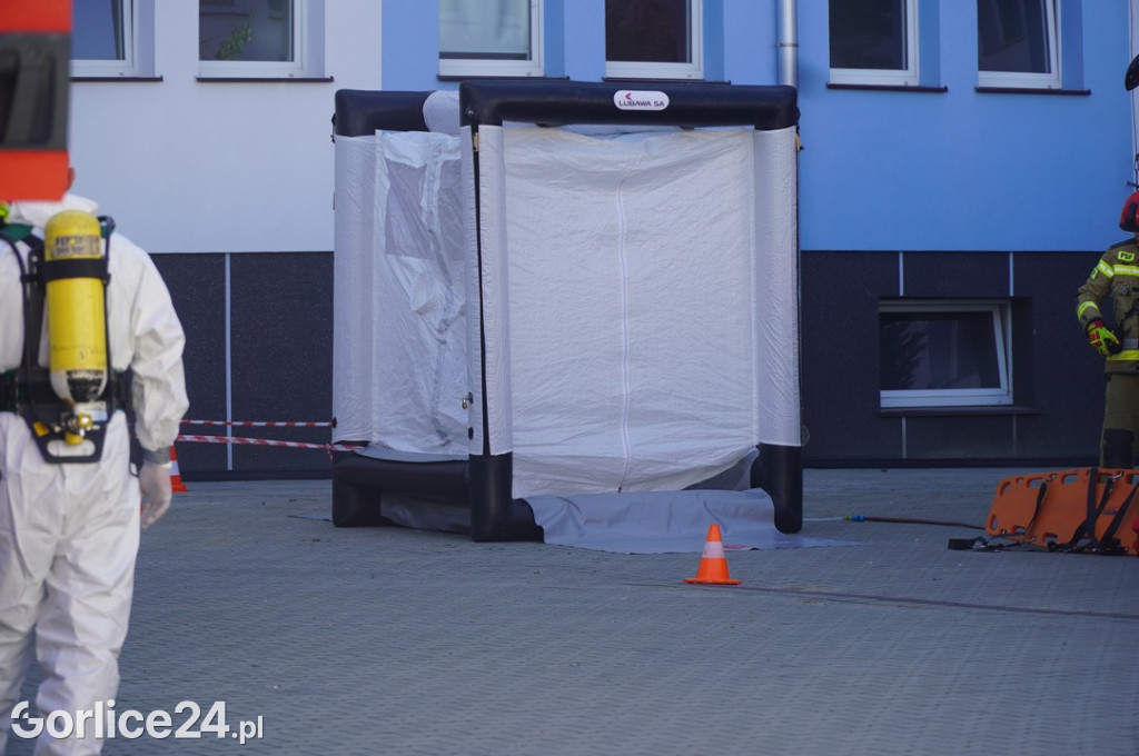 Ćwiczenia Strażackie na terenie szpitala