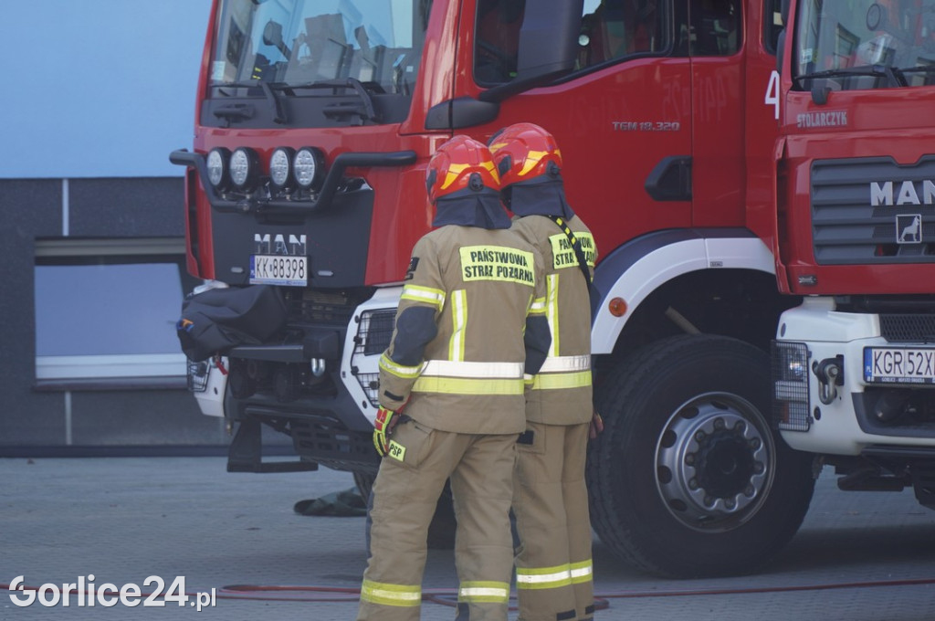 Ćwiczenia Strażackie na terenie szpitala
