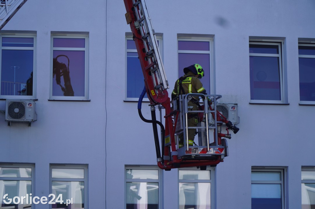 Ćwiczenia Strażackie na terenie szpitala