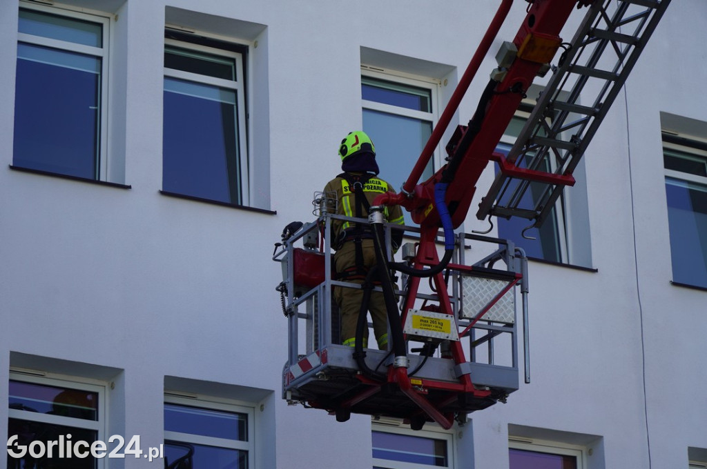 Ćwiczenia Strażackie na terenie szpitala