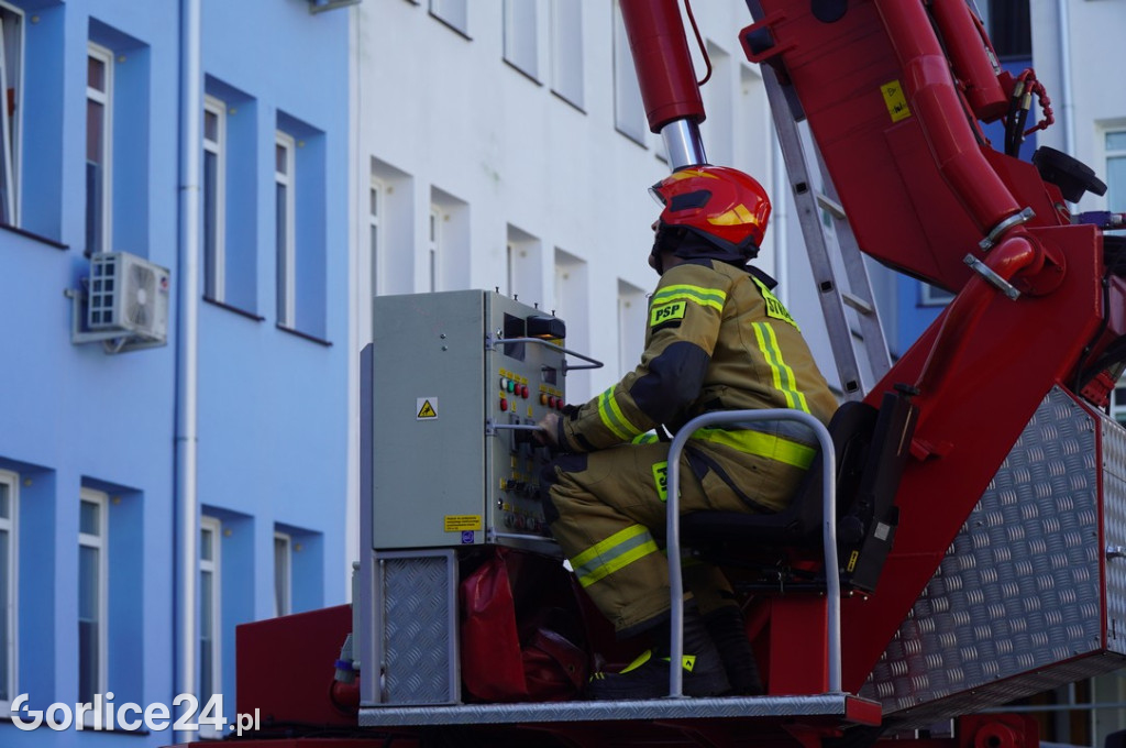 Ćwiczenia Strażackie na terenie szpitala