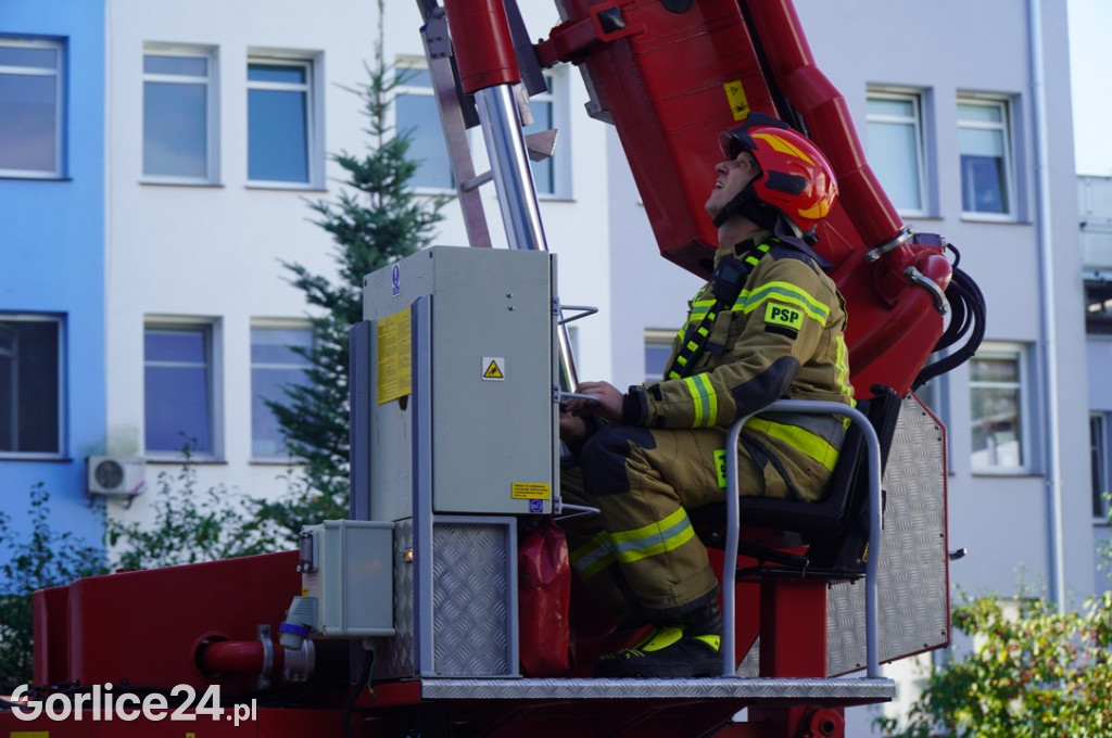 Ćwiczenia Strażackie na terenie szpitala