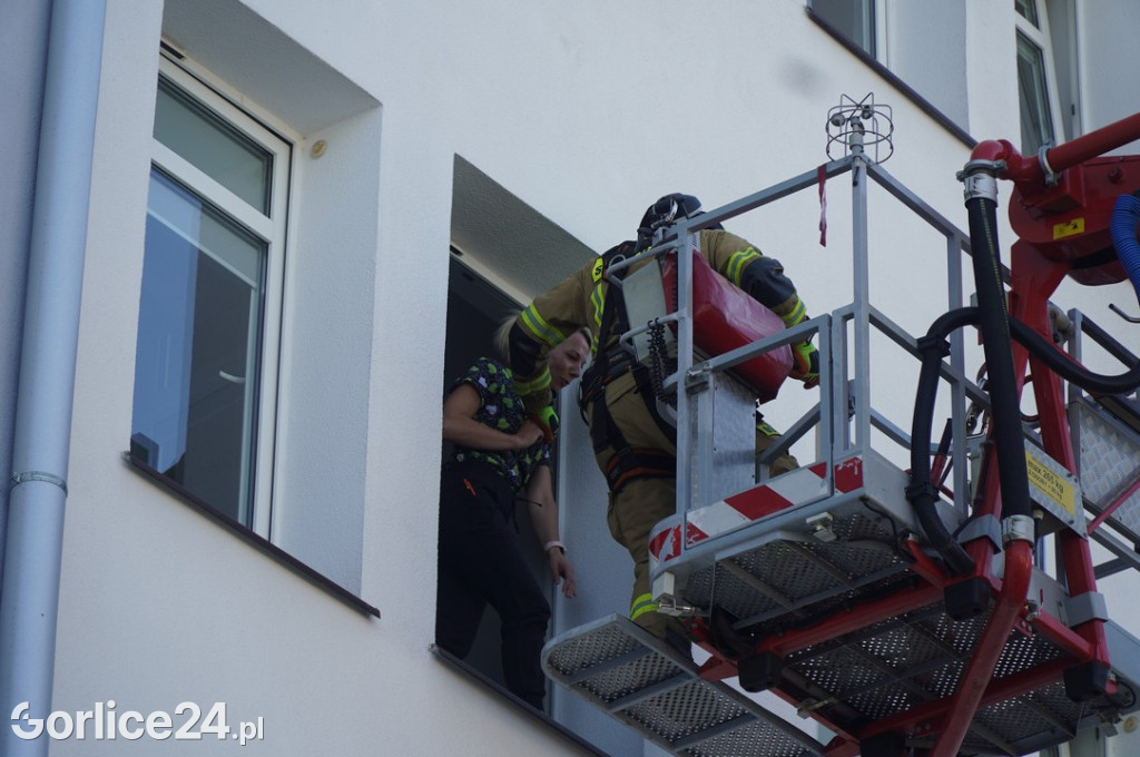 Ćwiczenia Strażackie na terenie szpitala