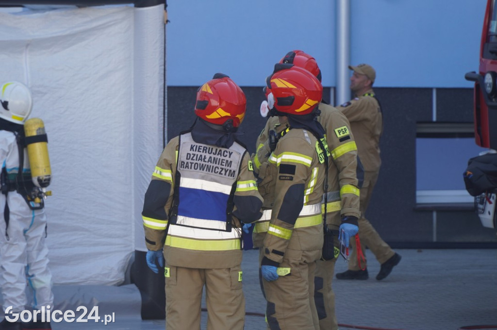 Ćwiczenia Strażackie na terenie szpitala