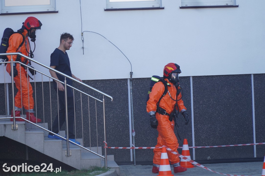 Ćwiczenia Strażackie na terenie szpitala