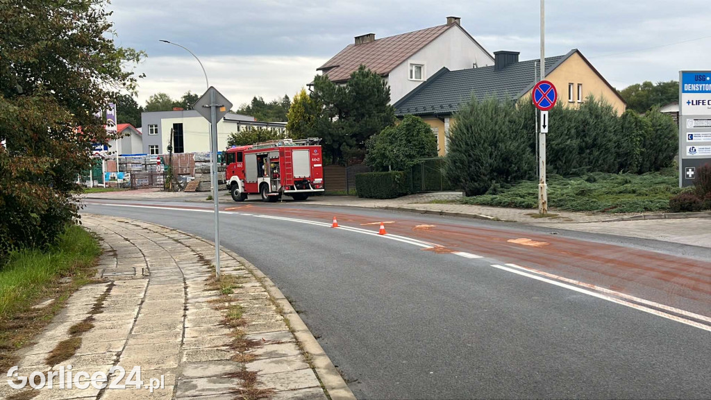 Kolizja na ulicy Sienkiewicza w  Gorlicach (16.09)