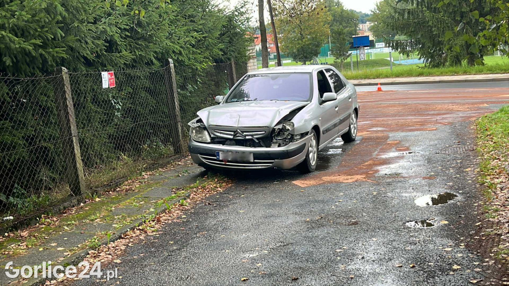 Kolizja na ulicy Sienkiewicza w  Gorlicach (16.09)