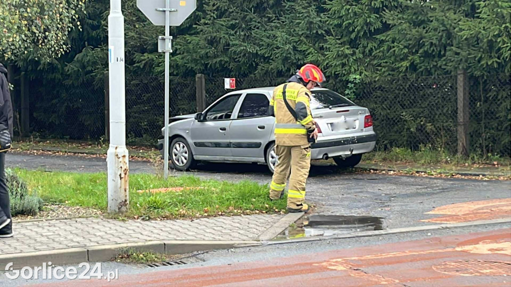 Kolizja na ulicy Sienkiewicza w  Gorlicach (16.09)