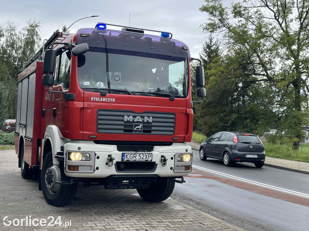 Kolizja na ulicy Sienkiewicza w  Gorlicach (16.09)