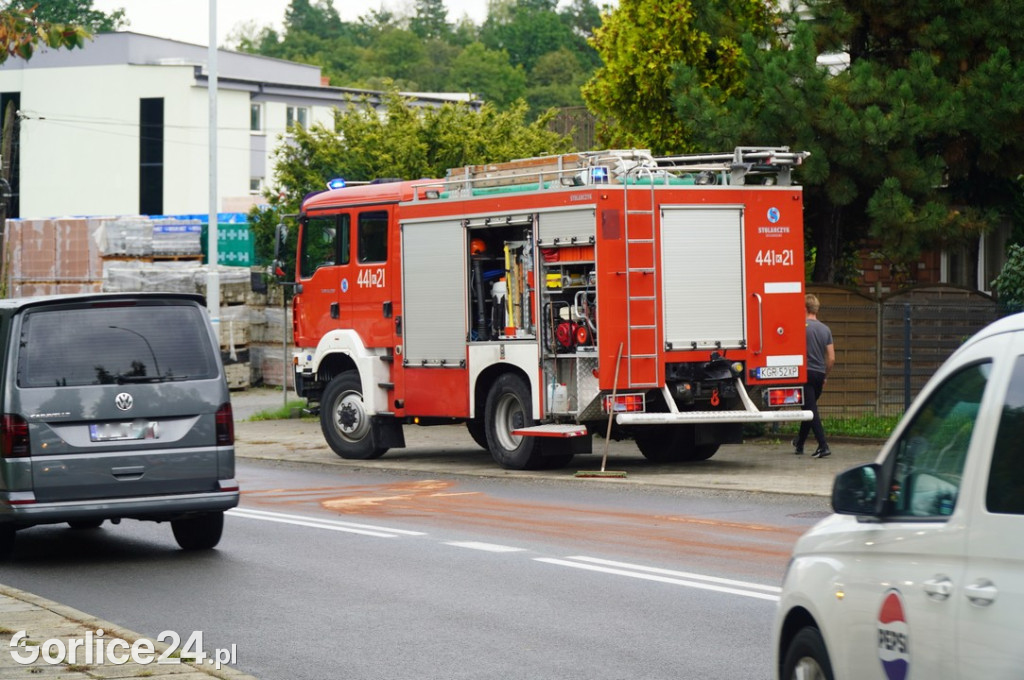 Kolizja na ulicy Sienkiewicza w  Gorlicach (16.09)