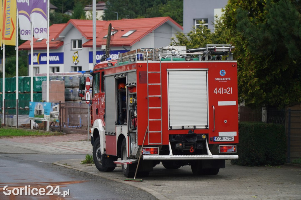 Kolizja na ulicy Sienkiewicza w  Gorlicach (16.09)