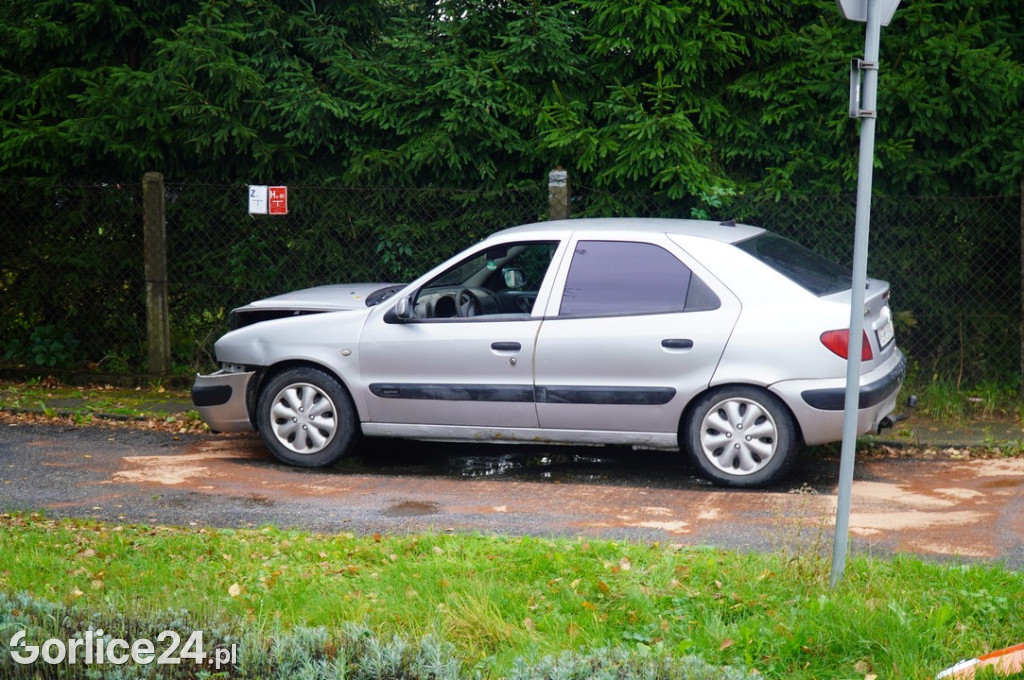 Kolizja na ulicy Sienkiewicza w  Gorlicach (16.09)