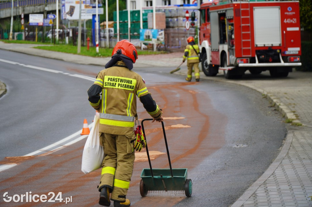 Kolizja na ulicy Sienkiewicza w  Gorlicach (16.09)